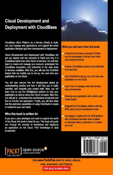 Cloud Development and Deployment with CloudBees