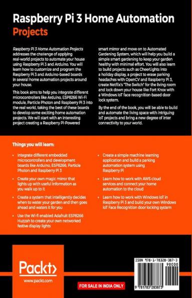 Raspberry Pi 3 Home Automation Projects