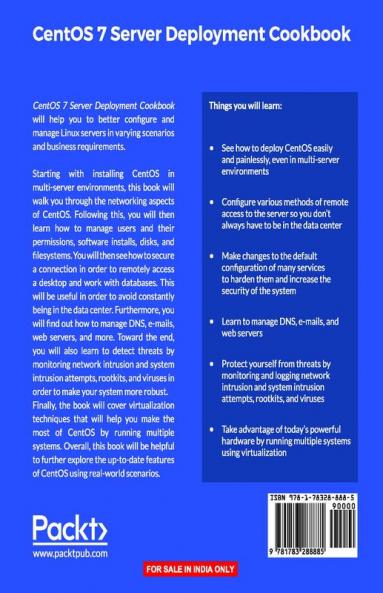 CentOS 7 Server Management Cookbook
