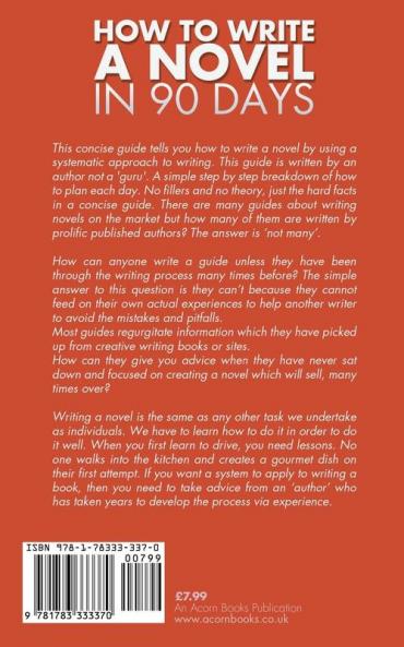 How to Write a Novel in 90 Days