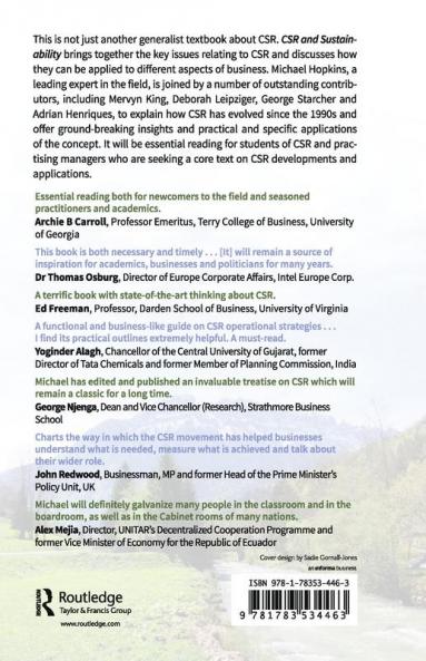CSR and Sustainability