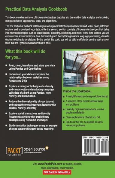 Practical Data Analysis Cookbook