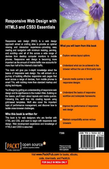 Responsive Web Design with HTML5 and CSS3 Essentials