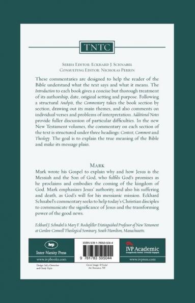 Mark: An Introduction And Commentary (Tyndale New Testament Commentaries)