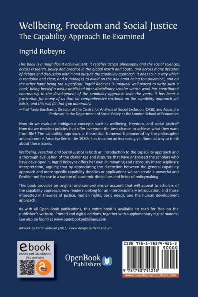 Wellbeing Freedom and Social Justice