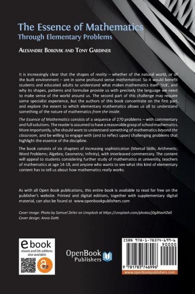 The Essence of Mathematics Through Elementary Problems