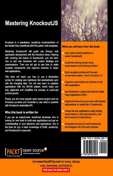 Mastering KnockoutJS