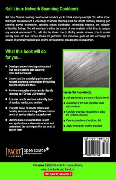 Kali Linux Network Scanning Cookbook
