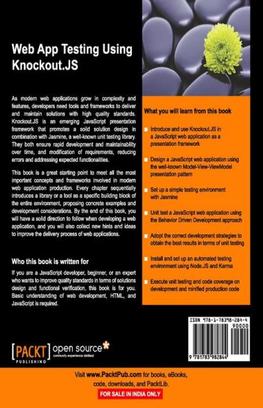 Web App Testing Using Knockout.JS