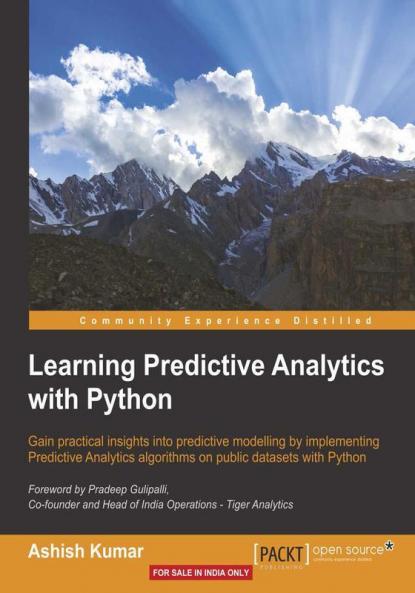 Learning Predictive Analytics with Python