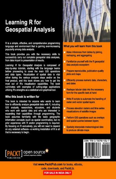 Learning R for Geospatial Analysis