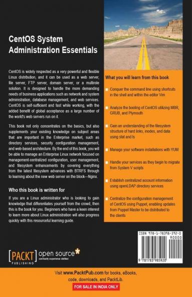 CentOS System Administration Essentials