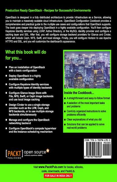 Production Ready OpenStack - Recipes for Successful Environments