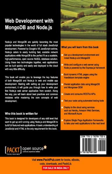 Web Development with Mongodb and Node.Js