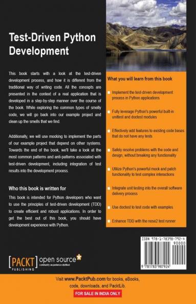 Test- Driven Python Development