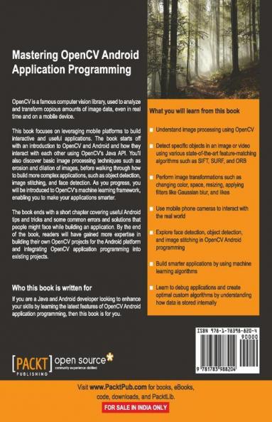 Mastering OpenCV Android Application Programming