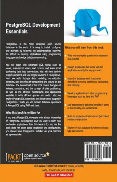 PostgreSQL Development Essentials