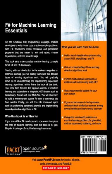 F# for Machine Learning