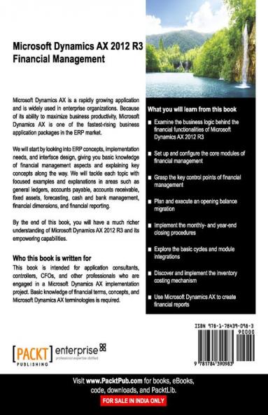 Microsoft Dynamics AX 2012 R3 Financial Management
