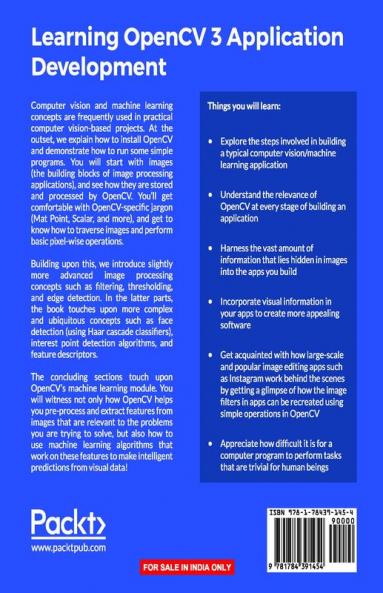 Learning OpenCV 3 Application Development