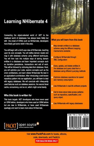 Learning NHibernate 4