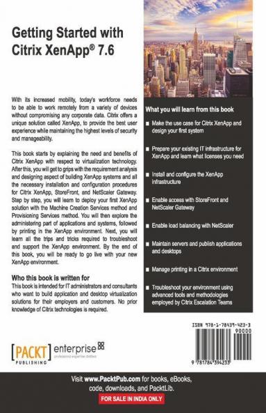 Getting Started with Citrix XenApp® 7.6