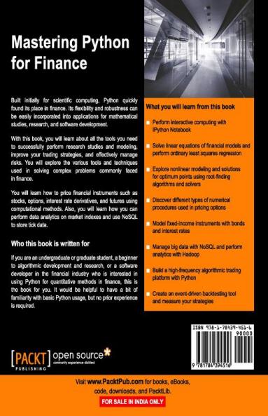 Mastering Python for Finance