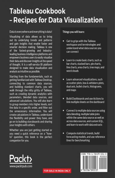 Tableau Cookbook - Recipes for Data Visualization