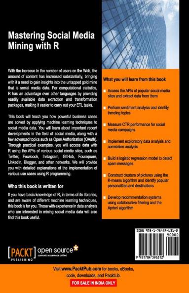 Mastering Social Media Mining with R