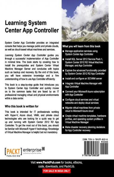 Learning System Center App Controller