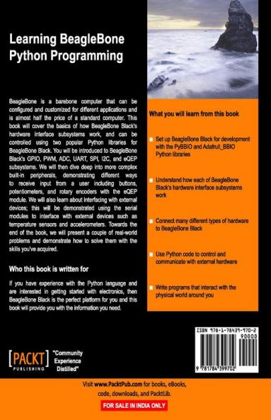 Learning BeagleBone Python Programming