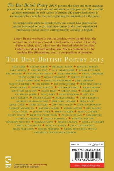 Best British Poetry 2015