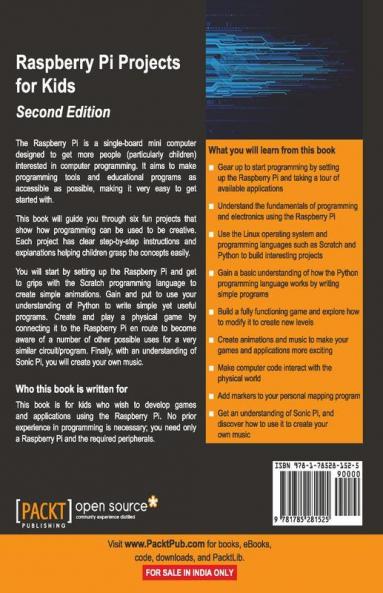 Raspberry Pi Projects for Kids - Second Edition