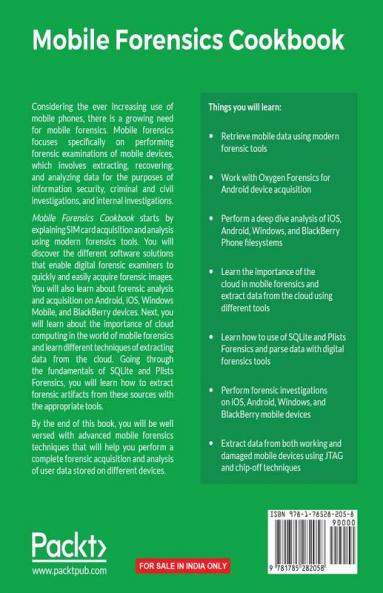 Mobile Forensics Cookbook