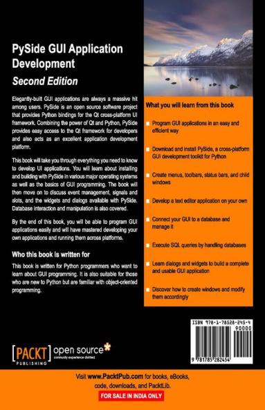 Pyside GUI Application Development - Second Edition