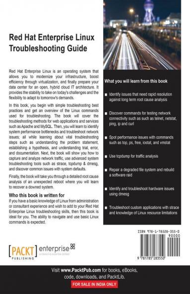 Red Hat Enterprise Linux Troubleshooting Guide