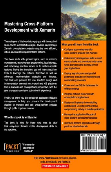 Mastering Cross-Platform Development with Xamarin