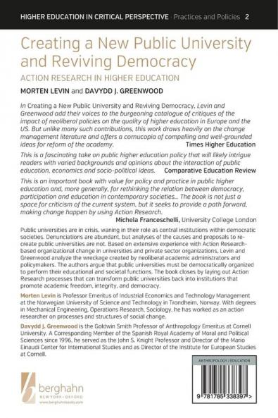 Creating a New Public University and Reviving Democracy
