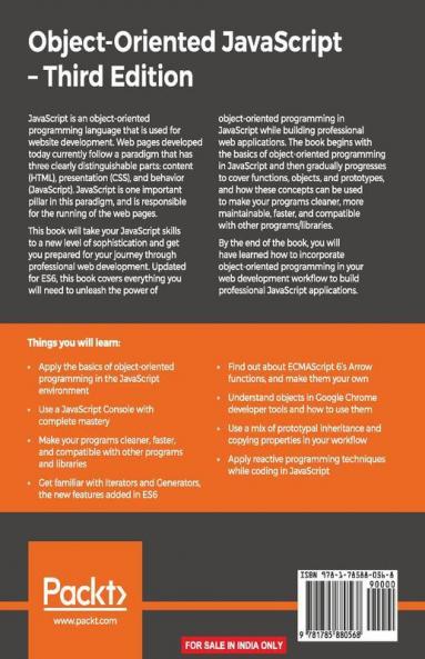 Object-Oriented JavaScript - Third Edition