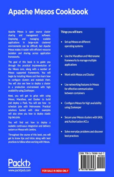 Apache Mesos Cookbook