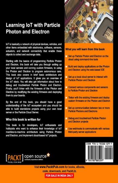 Learning IoT with Particle Photon and Electron