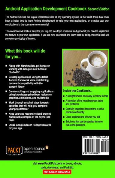 Android Application Development Cookbook - Second Edition