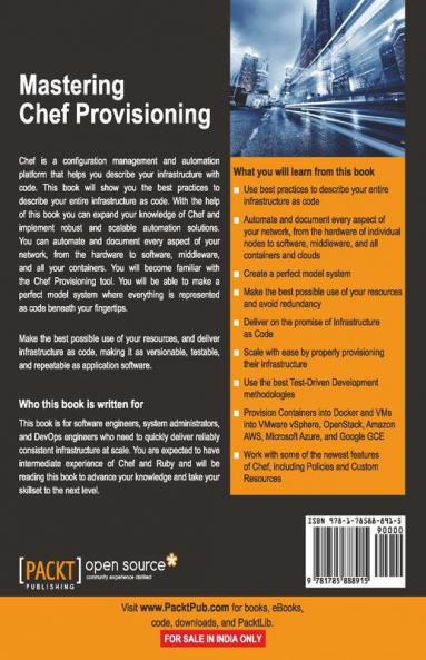 Mastering Chef Provisioning