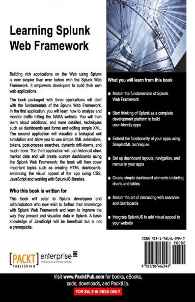 Learning Splunk Web Framework