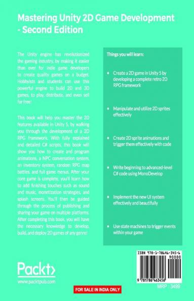 Mastering Unity 2D Game Development - Second Edition