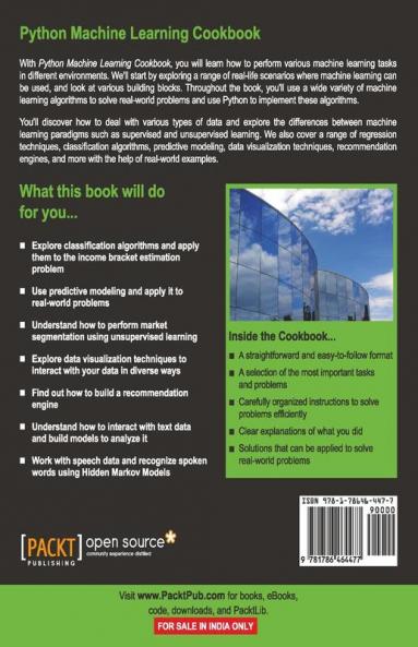 Python Machine Learning Cookbook