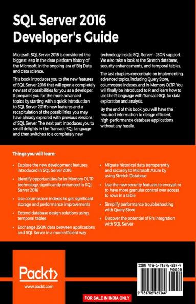 SQL Server 2016 Developer's Guide