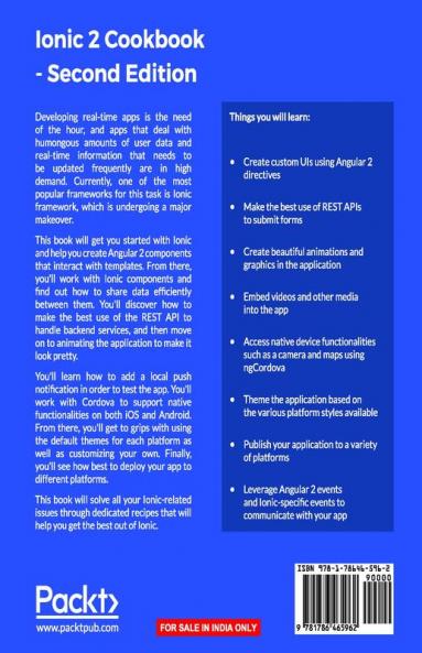 Ionic 2 Cookbook - Second Edition