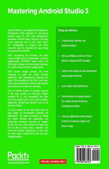 Mastering Android Studio 3