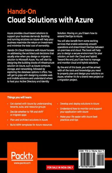 Hands-On Cloud Solutions with Azure